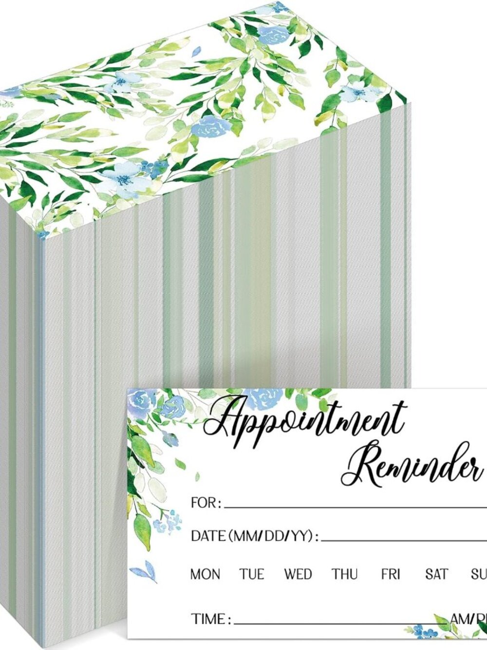 400 Pcs Appointment Cards Kraft Appointment Reminder Cards Bulk for Business Cli